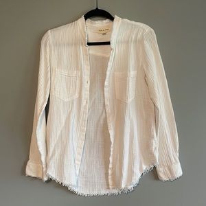 Casual white button up